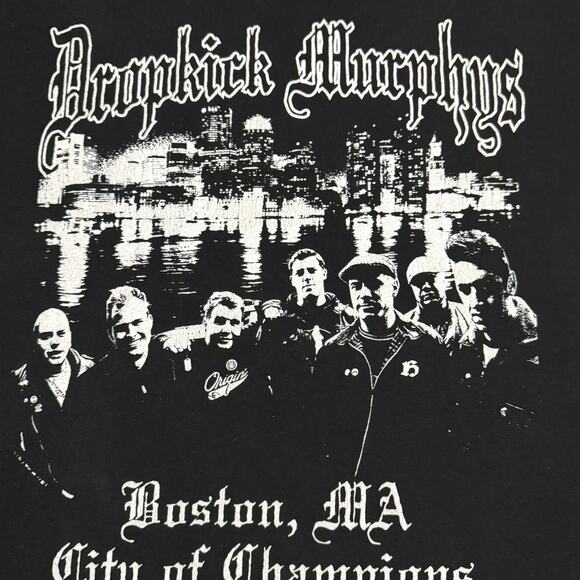 Dropkick Murphys Cygnus Boston Champions Black Tee XXXL GUC - Picture 2 of 10